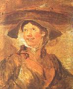 William Hogarth Shrimp Girl oil